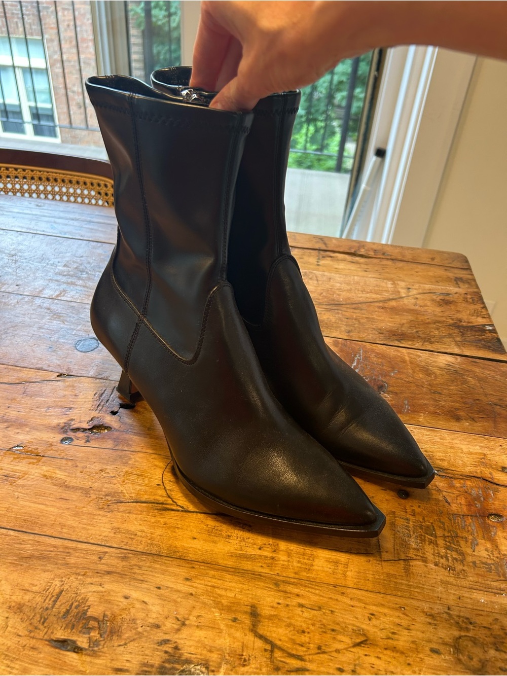 Dolce Vita Black Pointed Toe Ankle Boots - Women